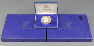 3 cased silver 1969 Investiture commemorative Coins 107 grams each 