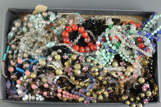 A quantity of Victorian and later necklaces 