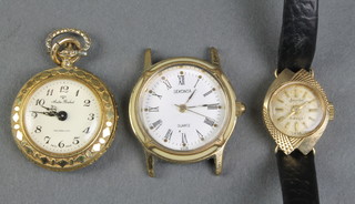 A lady's 9ct gold Accurist wristwatch and minor watches