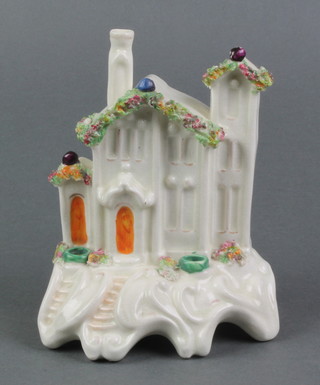 A 19th Century Staffordshire figure of a cottage 5" 