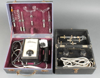 A 1930's C J Plucknett & Co Electrotherapy set together with a Primus ditto 