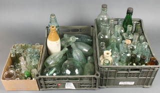 A collection of various Antique bottles