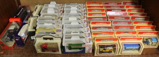 49 various Lledo toy cars, a Corgi omnibus limited edition model and a Matchbox model of Yesteryear 
