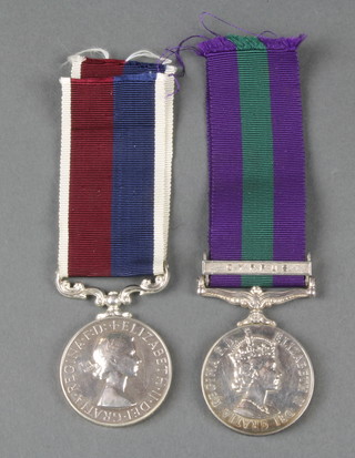 Campaign Service medal (QEII), Cyprus bar and Long Service Good Conduct (QEII) to U4094467 Lac/Sgt. J.Sharkey 