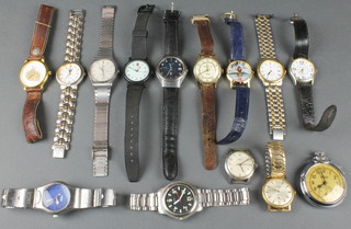 A small collection of gentleman's wristwatches
