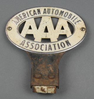 An American Automobile Association car radiator badge 