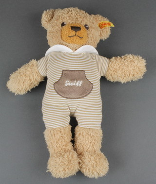 A brown Steiff teddybear  with 10" body 