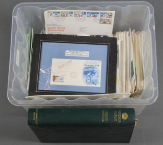 A Windsor loose leaf album of used GB stamps volumes 1 and 2, and a collection of first day covers