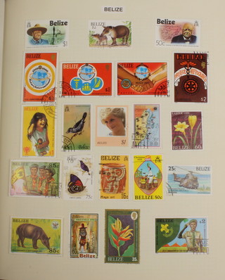 An album of Commonwealth mint and used stamps - Bechuanaland, Belize, Bermuda, Bahamas, Biafra, Botswana, British Solomon Islands, Cayman Islands, Cyprus 