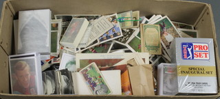A quantity of various loose trade cards - footballers, sportsmen etc 