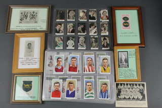 A quantity of Ogden's world cigarette cards - footballers etc 