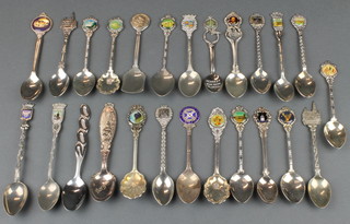 Minor silver plated souvenir spoons