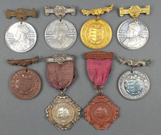 Commemorative and school medallions (8)