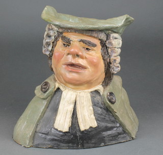 A Bob Fitzgerald jug in the form of an 18th Century gentleman 8"