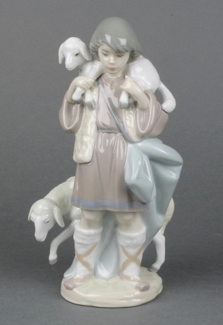 A Lladro figure Shepherd Boy 5405 8 1/2" boxed