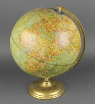 A National Geographical Society terrestrial Globe 14"