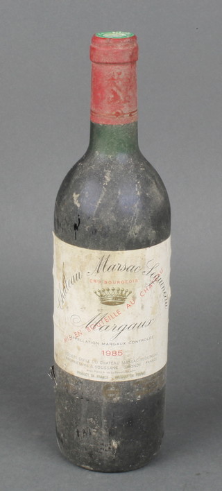 A bottle of 1985 Chateau Marsac, Seguineau Margaux