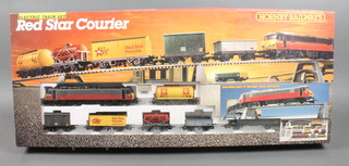 A Hornby Red Star Courier train set R759, boxed