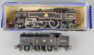 3 Hornby Dublo  EDL 18 Standard 2-6-4 tank engine locomotives, boxed together with an ED7 tank engine (f) 