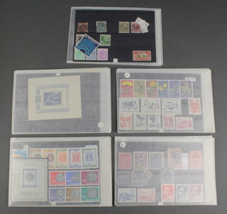 A small collection of World presentation stamps 
