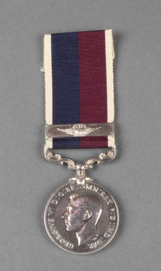 Long Service Good Conduct medal (GVI) with bar to 561431.Flt.Sgt.C.A.Wheeler  