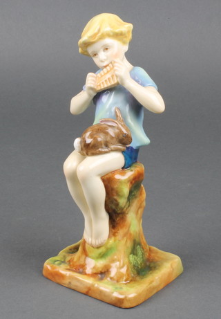 A Royal Worcester figure - Peter Pan by F Gertner 3011 7 1/2" 