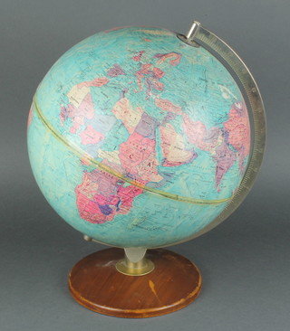 A Philips 12" Stereo-relief terrestrial globe  