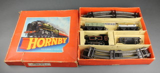 A Hornby O gauge goods train set no.40, boxed