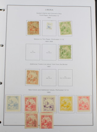 An album of Liberia stamps 1860-1979 