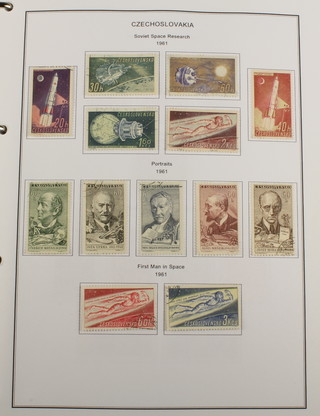 An album of mint and used Czechoslovakian stamps 1961-1992