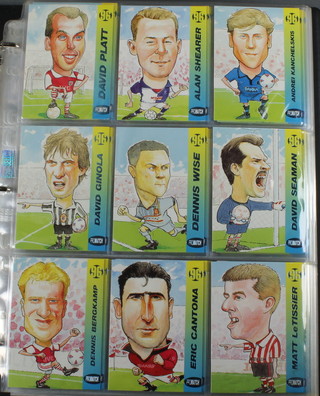 An album of Trade cards, Promatch Premier League Footballers first series 1996, Promatch Premier League Footballers, second series 1997, ditto third series 1998