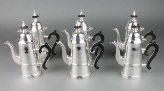 6 silver plated coffee pots