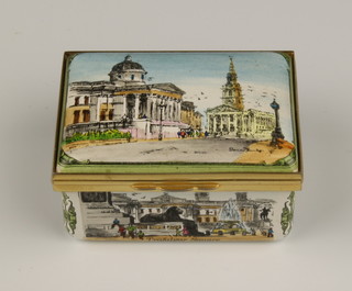 A Halcyon Days enamelled box The National Gallery 1832-1982 2" boxed 