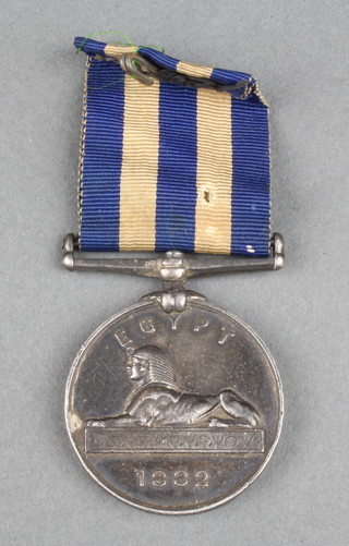 An 1892 Egypt medal to 1033.Pte. E. Monckton, 1st.S. Staffer 