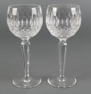 6 Waterford Crystal Colleen pattern hock glasses 7 1/2"