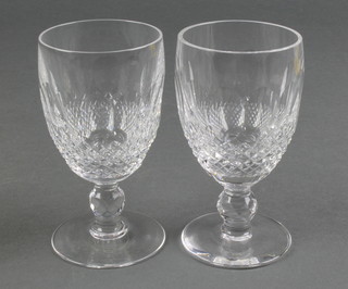 A set of 6 Waterford Crystal Colleen pattern wine glasses 4 3/4" 