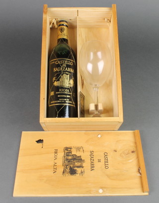 A bottle of 1989 Castillo De Sajazarra Rioja Alta 