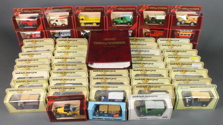 61 Matchbox Models of Yesteryear together with the Matchbox Model of Yesteryear collection book 
