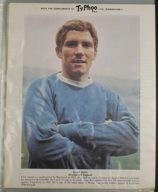 An album of Typhoo tea trade cards International Football Stars first series 1967 