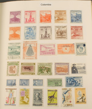 An album of mint and used stamps Colombia, Cuba and others