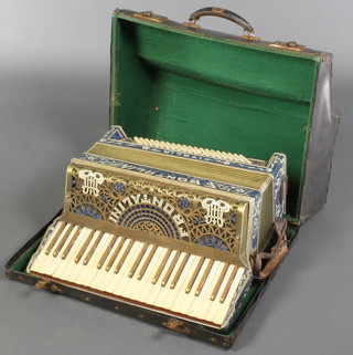 A Frontalini accordion with 120 buttons (1 button f) 