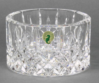 A Waterford crystal champagne coaster 5", boxed