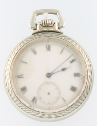 A gentleman's silver cased pocket watch and 2 others 