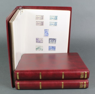 3 Stanley Gibbons albums of used colonial stamps