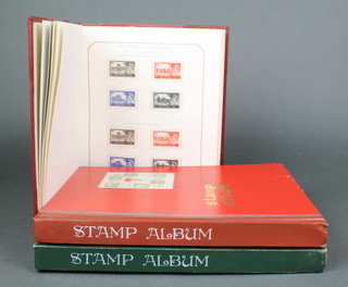 A Stanley Gibbons Celebration Collection Queen Elizabeth II album together with 2 stock books of used World stamps