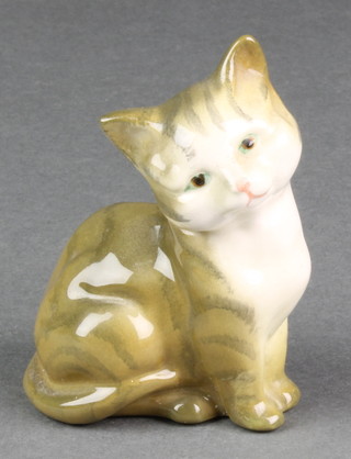 A Beswick figure of a seated kitten 3 1/2" 