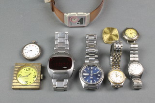 A lady's Seiko automatic calendar wristwatch and minor watches