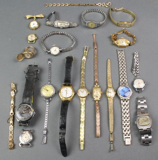A gentleman's Sindaco Deluxe calendar wristwatch and minor watches