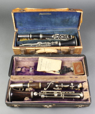 A Buisson clarinet and 1 other 

