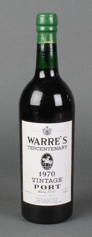 A 1970 bottle of Warres Tercentenary Port 
